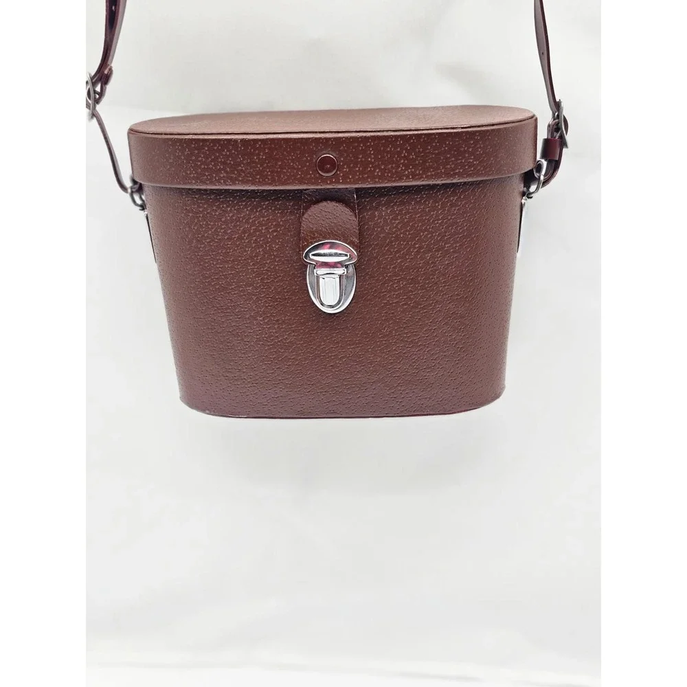 Binocular Case Unisex OS Brown Good Vintage Japan Hard Shell Latch